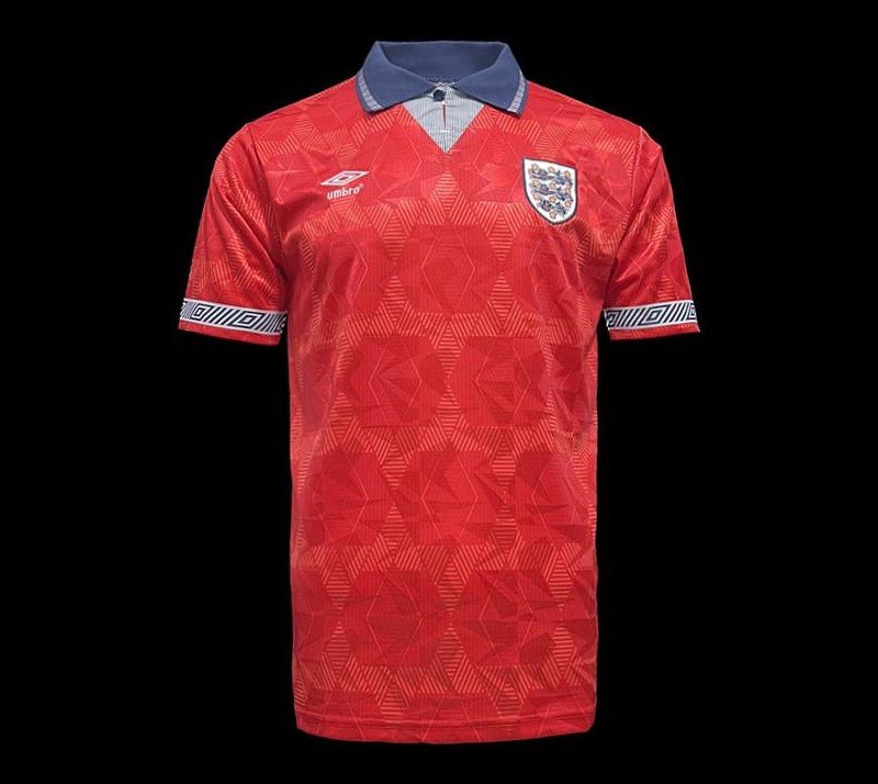 Retro England 1990 Away Jersey-mint