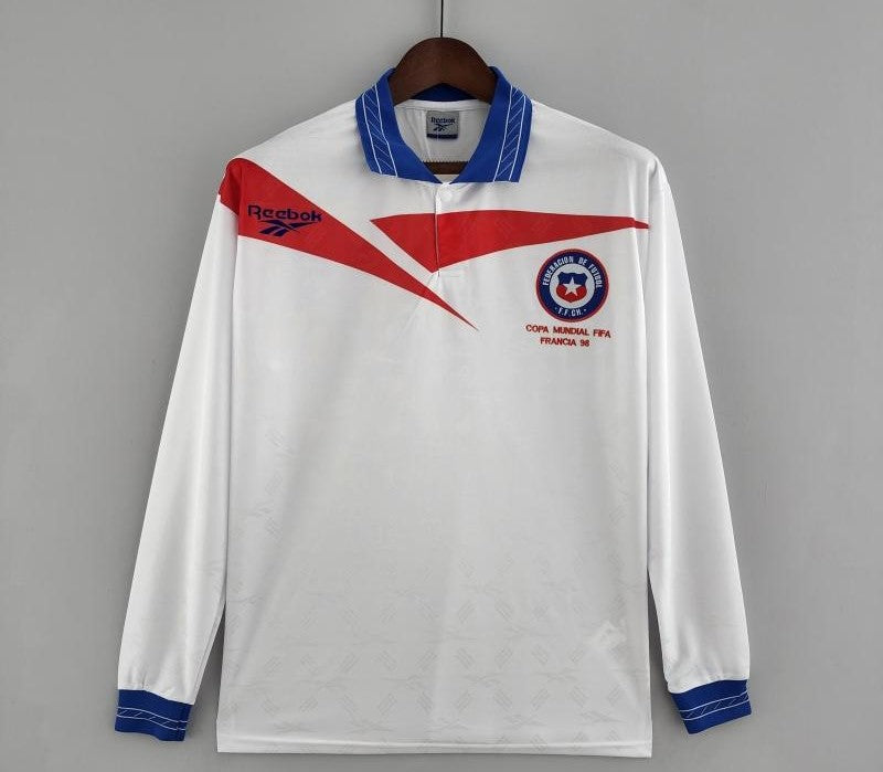 Retro Chile 1998 Long Sleeve Away Jersey