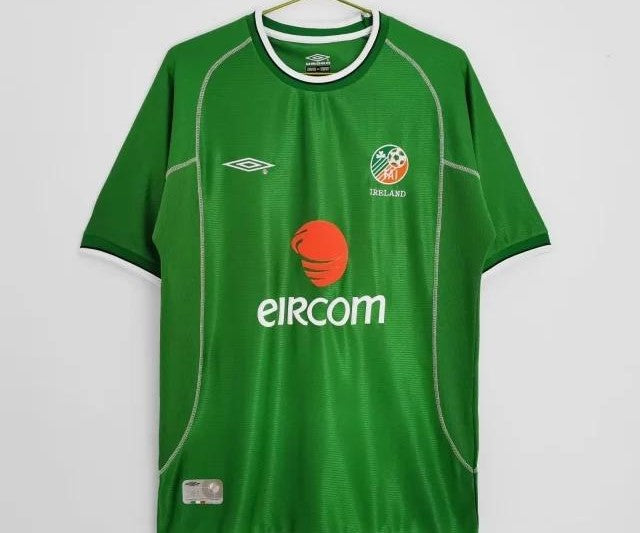 Retro Ireland 2002 Home Jersey-very good