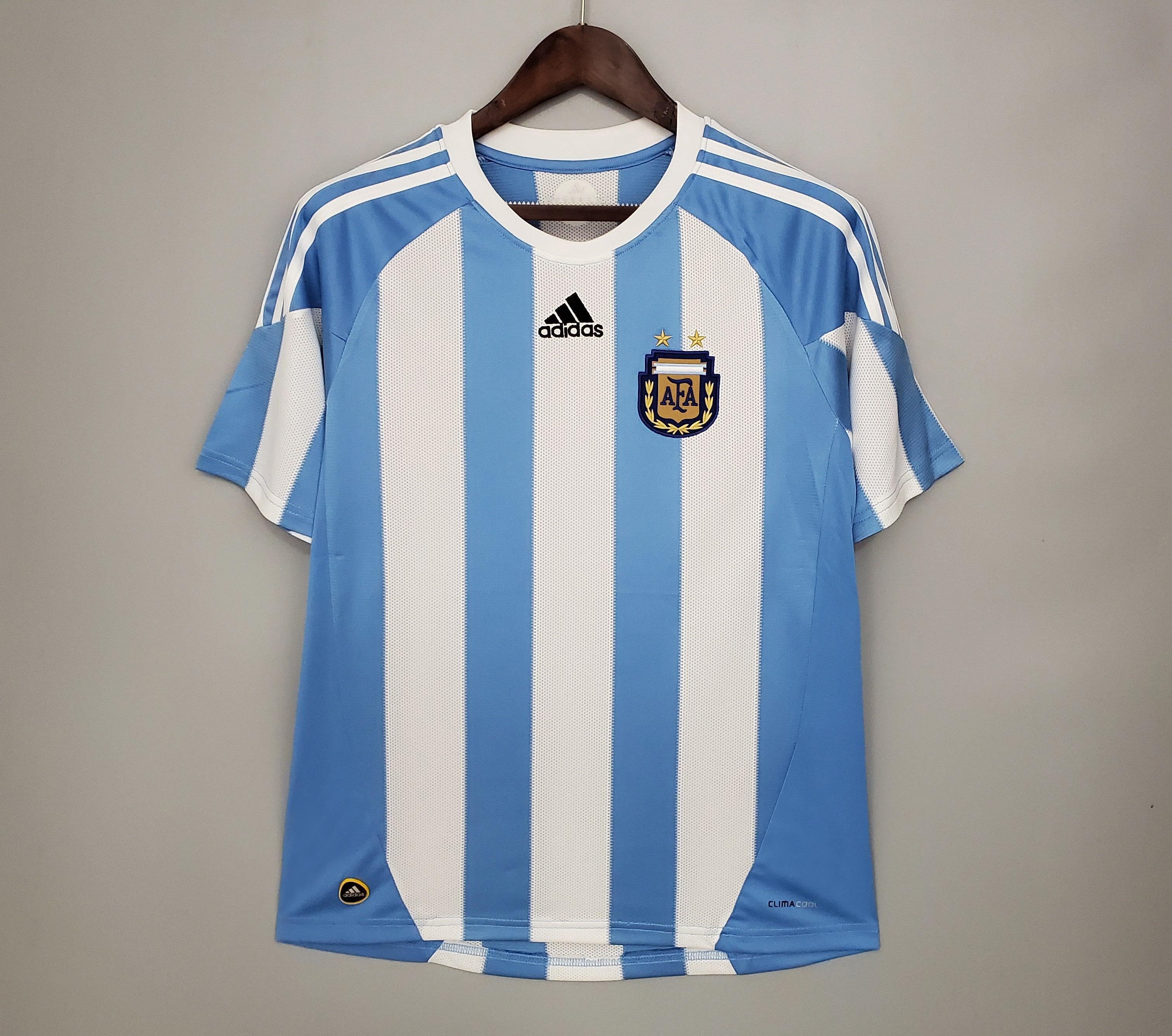 Retro Argentina 2010 Home Jersey