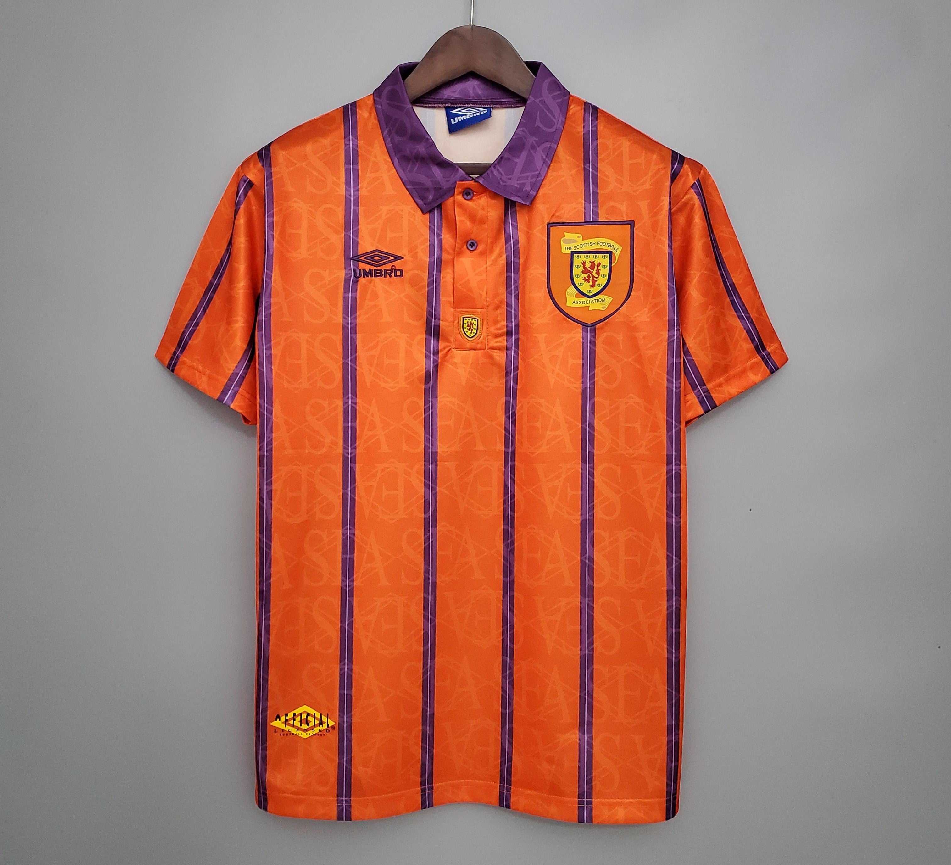 Retro Scotland 1994 Away Jersey-excellent