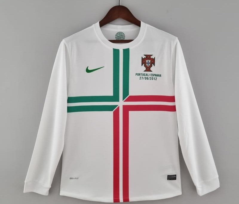 Retro Portugal 2012 Long Sleeve Away Jersey (Special)