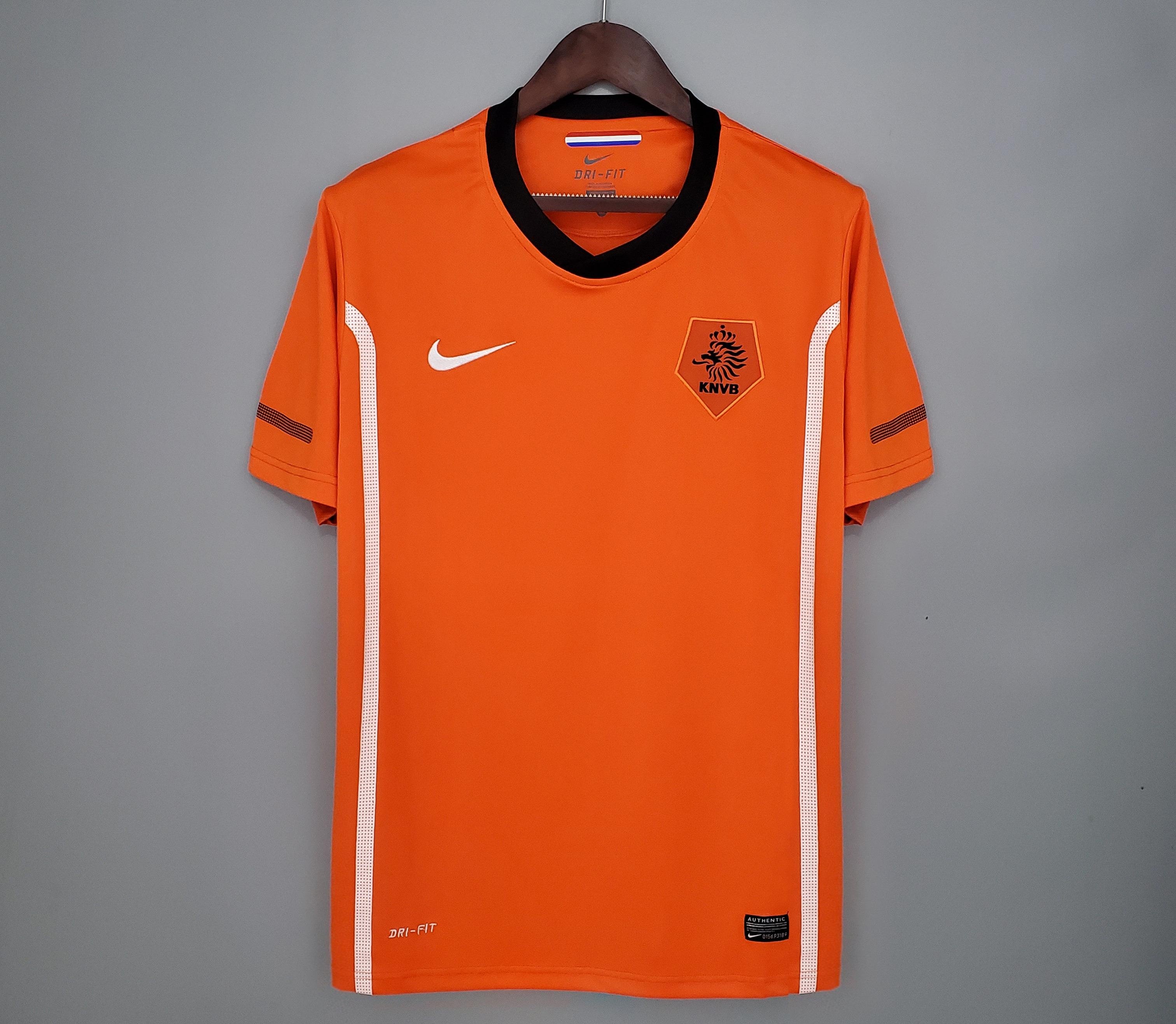 Retro Netherlands 2010 Home Jersey