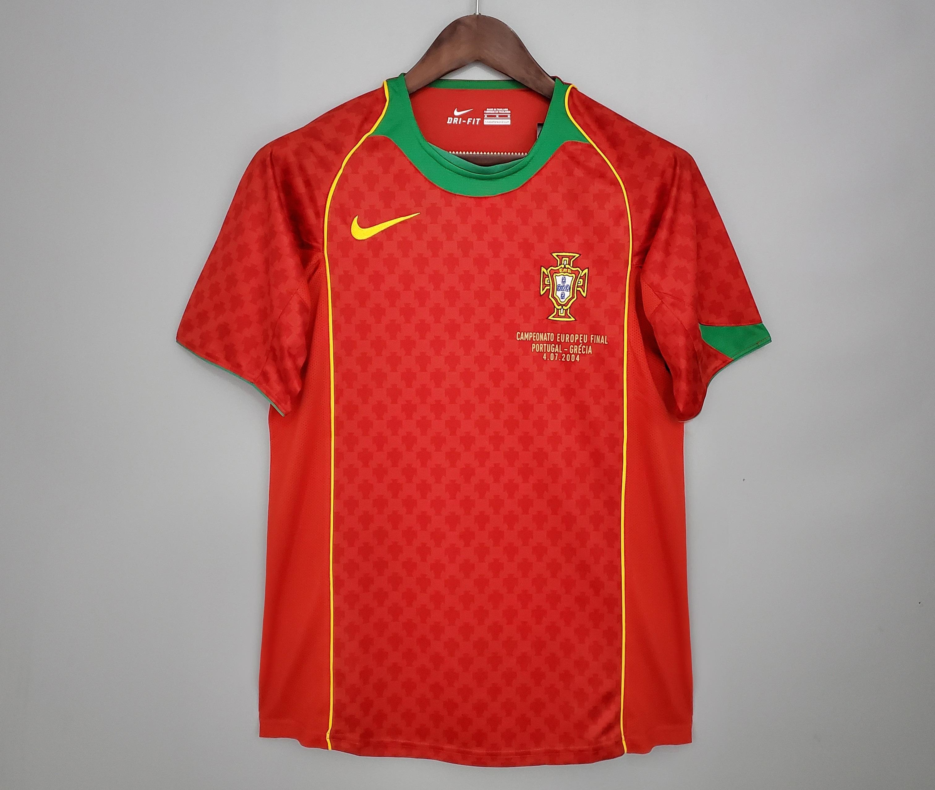 Retro Portugal 2004 Home Jersey