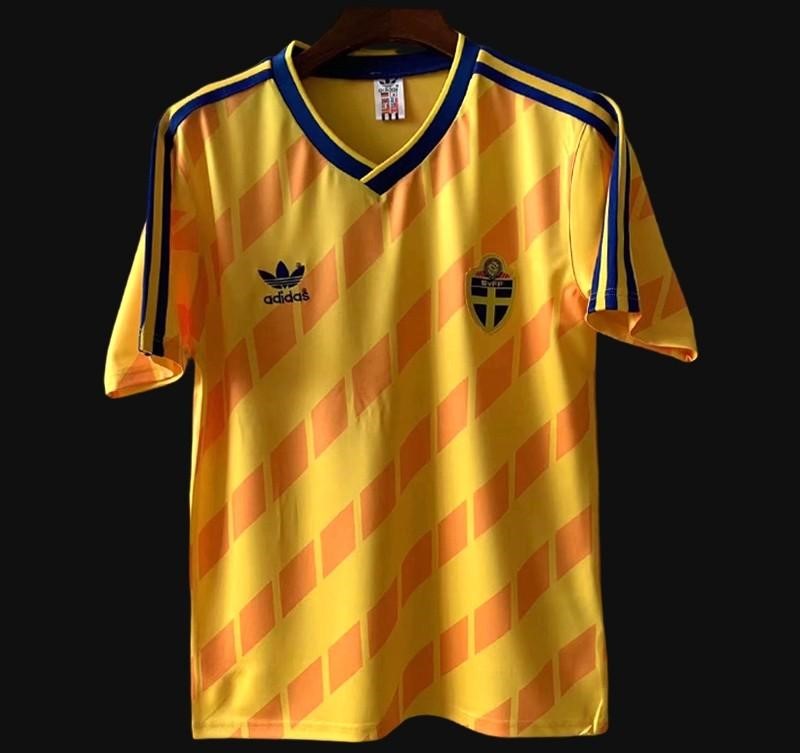 Retro Sweden 1988 Home Jersey