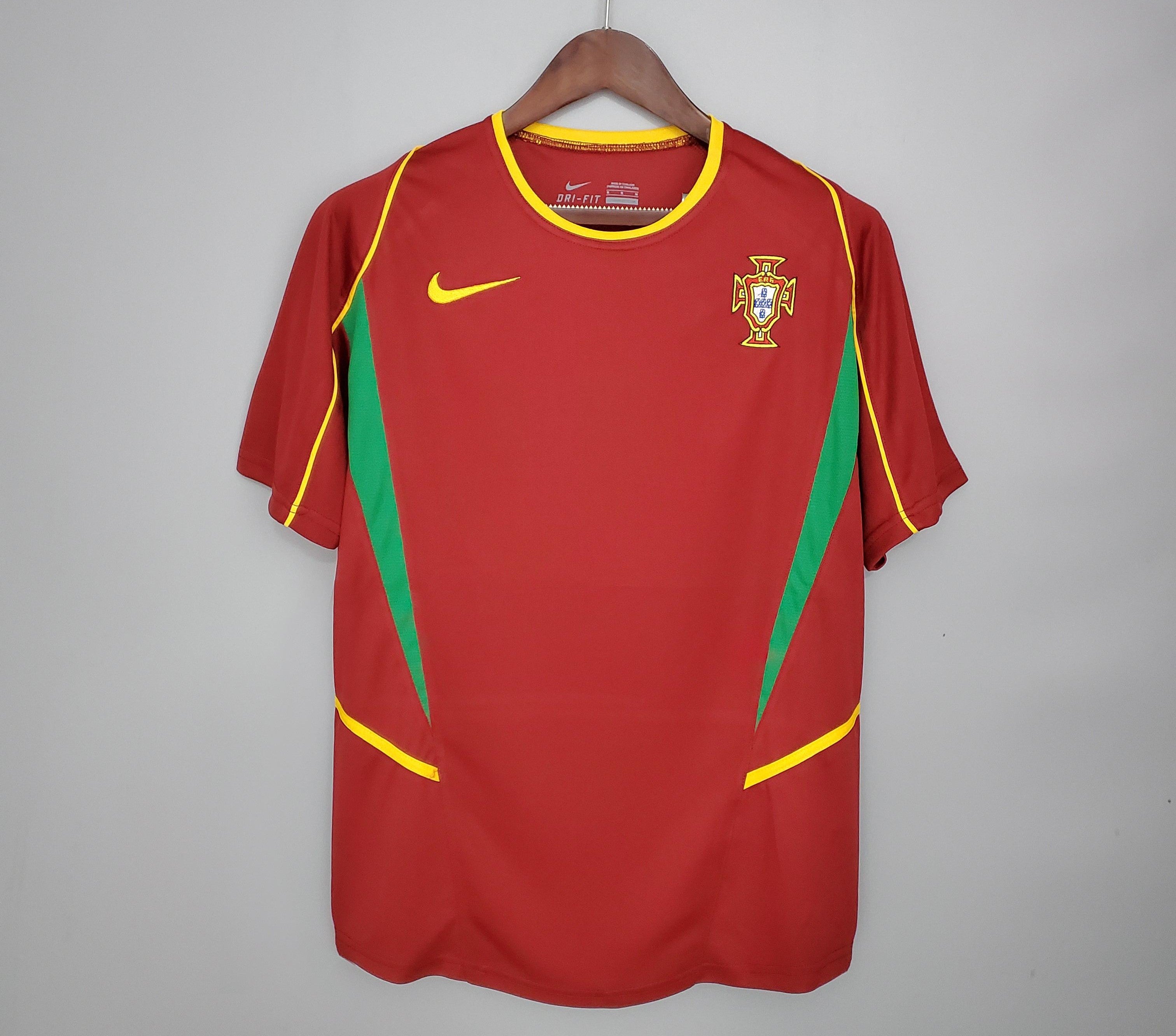 Retro Portugal 2002 Home Jersey