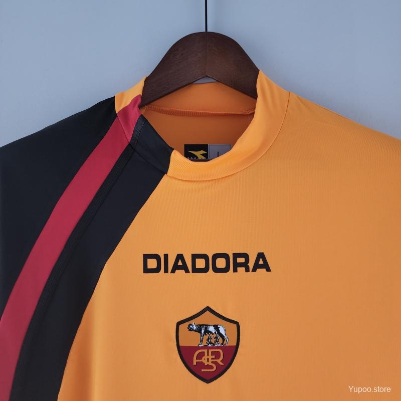 Retro Roma 2005/06 Long Sleeve Third Jersey