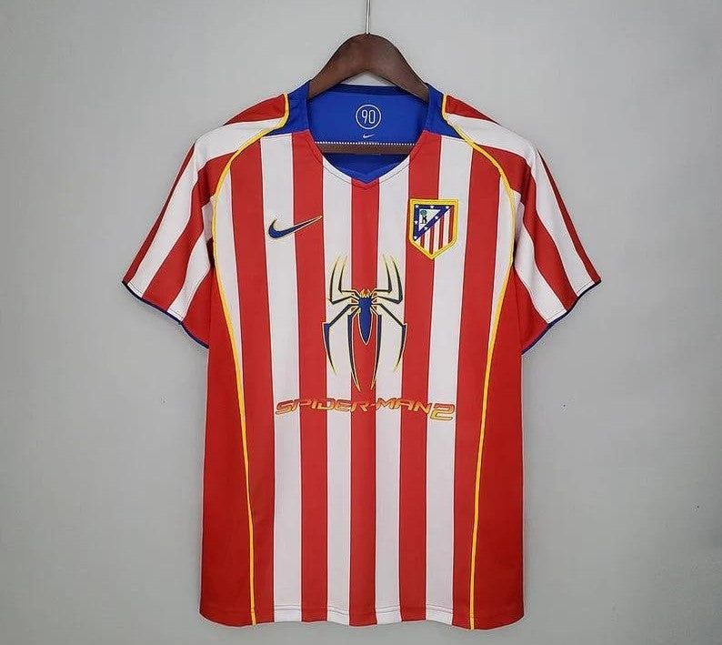 Retro Atletico Madrid 2004/05 Home Jersey