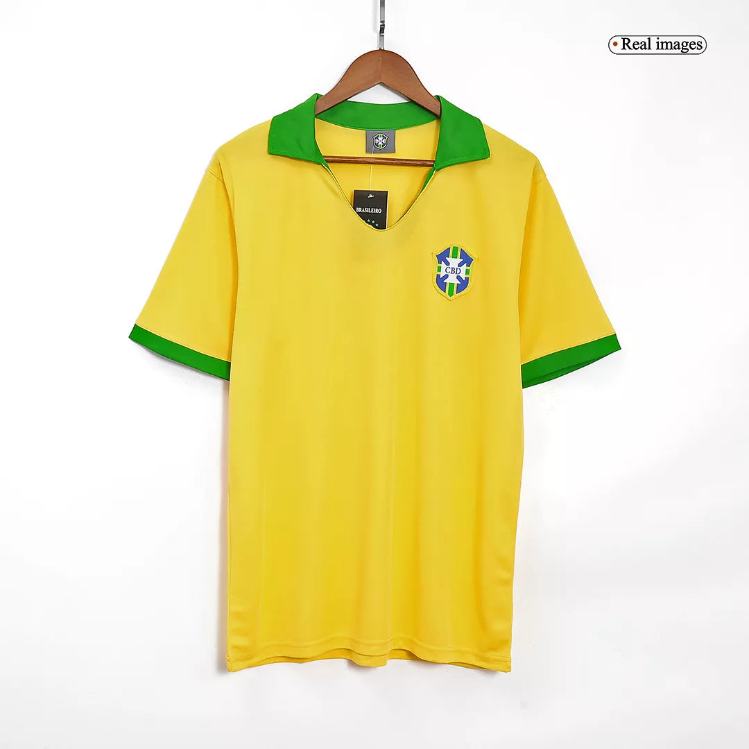 Retro Brazil 1957 Home Jersey