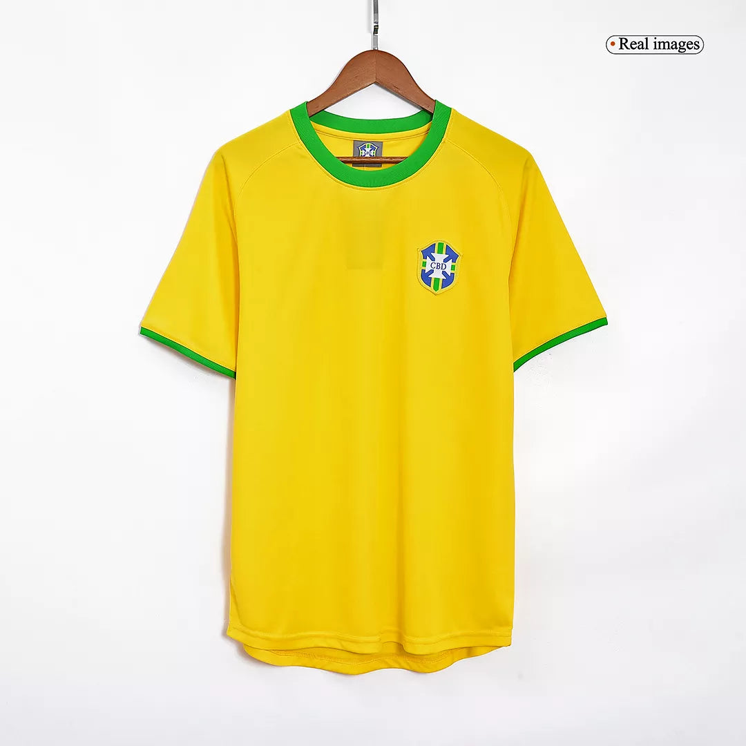 Retro Brazil 1970 Home Jersey