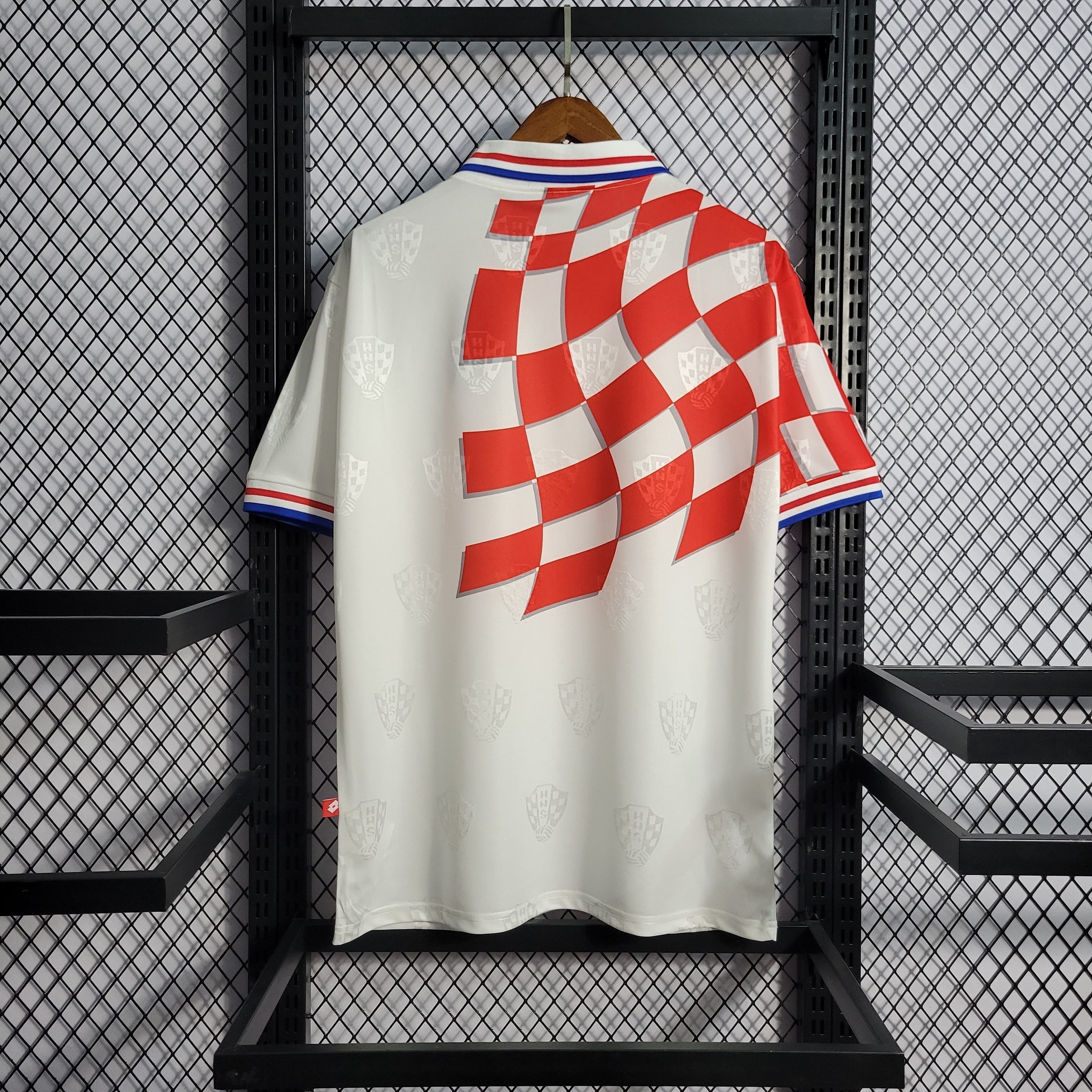 Retro Croatia 98 Home Jersey